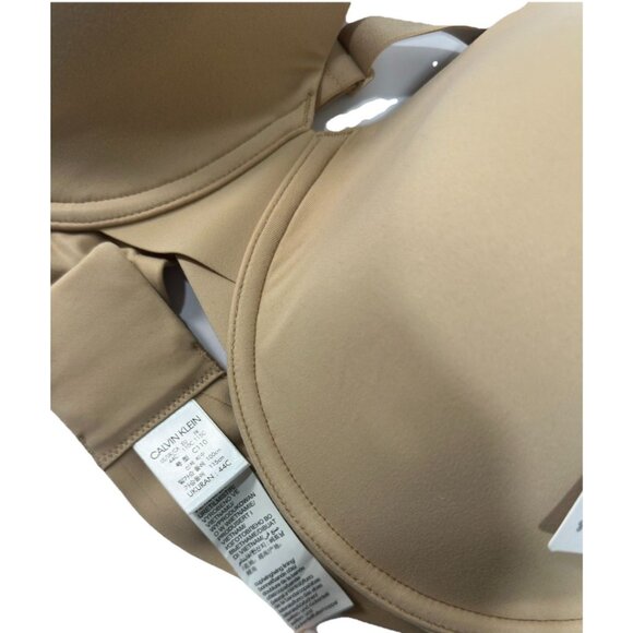 Calvin Klein 44C Nude T-Shirt Bra Lightly Lined Underwire Full Coverage - Picture 6 of 6